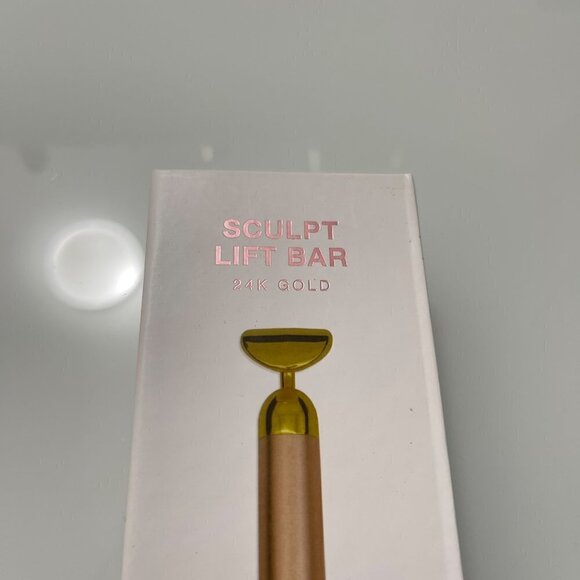 Skin INC BNIB Pulsating Massager De-Stressing Detoxing Sculpt Lift Bar 24K Gold - Picture 4 of 7